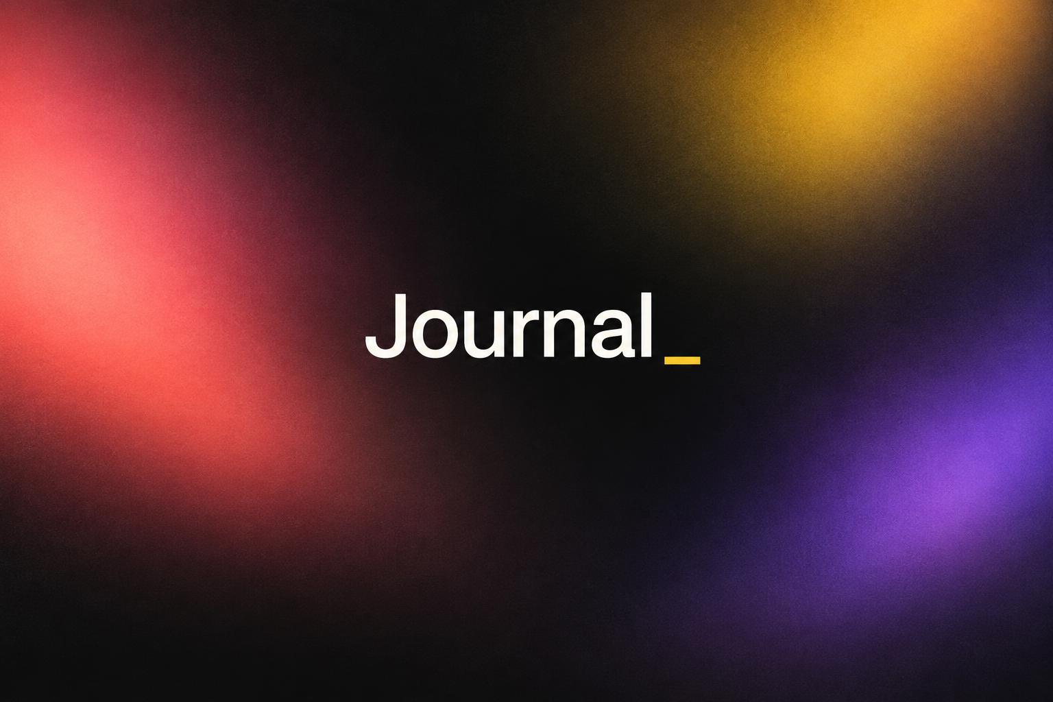 If everyone can build it, the position is the only thing that can't be copied. journal cover